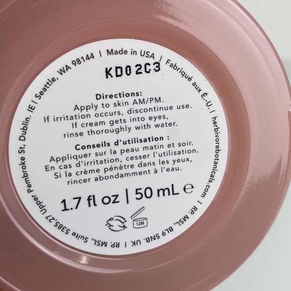 Pink Cloud soft moisture cream NEW! Herbivore 50 ml. - Picture 3 of 12